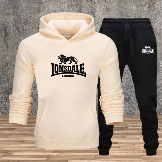 Fato de Treino Masculino com Capuz – Hoodie e Calças Jogging | Outono/Inverno