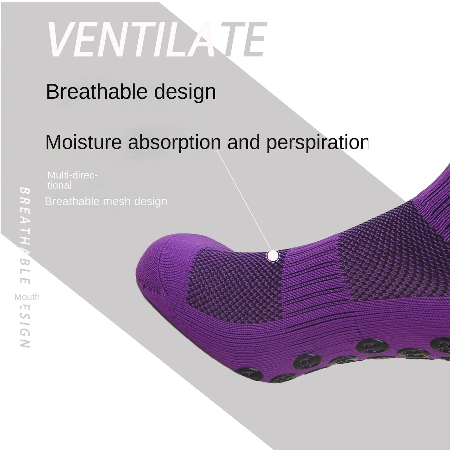 Meias Anti-Derrapantes com Almofada de Impacto.