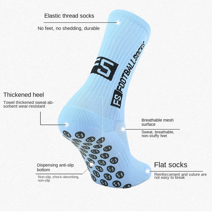 Meias Anti-Derrapantes com Almofada de Impacto.